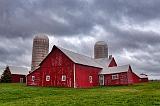Clouds Over Red Barn_16161